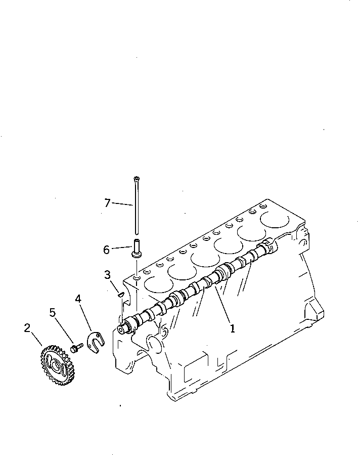 GEAR,CAMSHAFT 6204-41-1220 KOMATSU