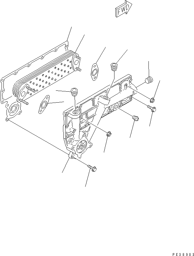 Прокладка (k2) \0\6207-61-5311 KOMATSU
