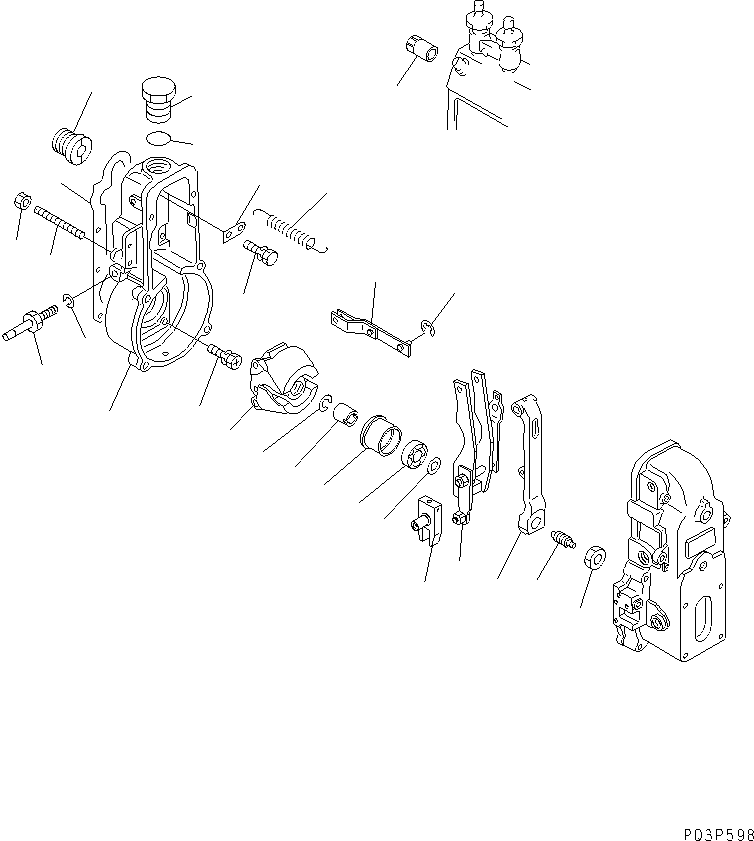 Регулятор в сборе DK105400-6390 KOMATSU