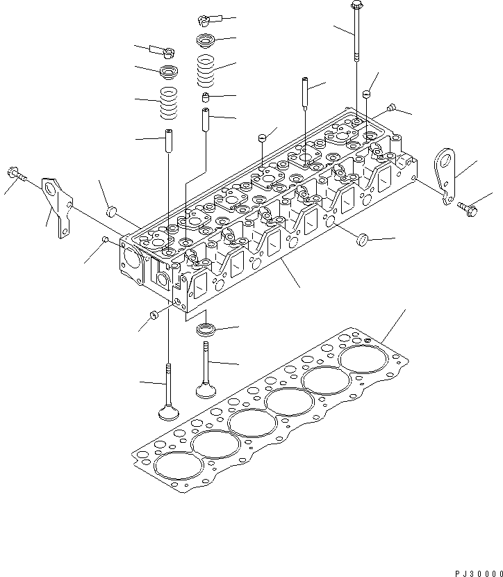 GASKET,HEAD (K1) 6206-11-1810 KOMATSU