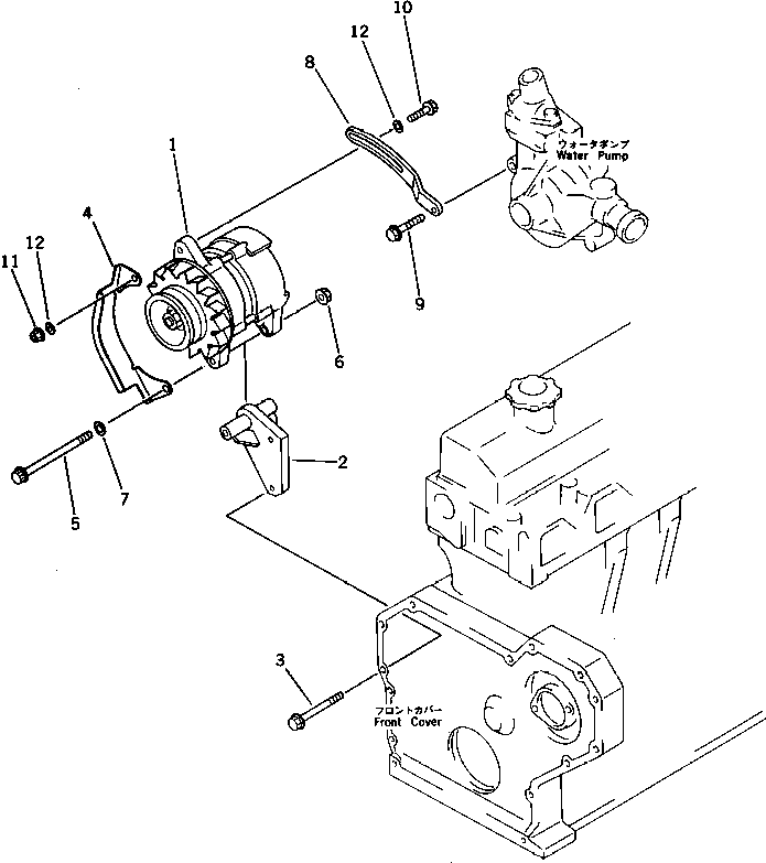 BOLT,(SEE FIG.0501 OR 0502) (01435-20855) KOMATSU