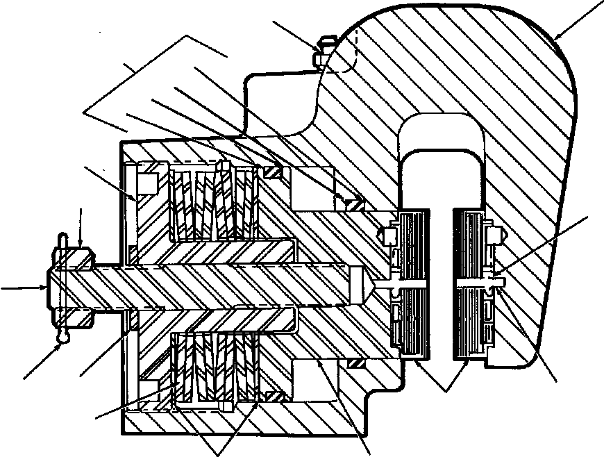 BRAKE ASSEMBLY, PARKING 1234 692 H91 KOMATSU