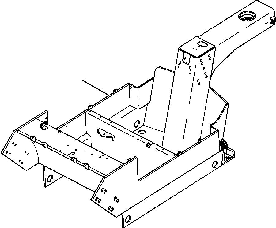 FRAME, MAIN 1234 400 H91 KOMATSU