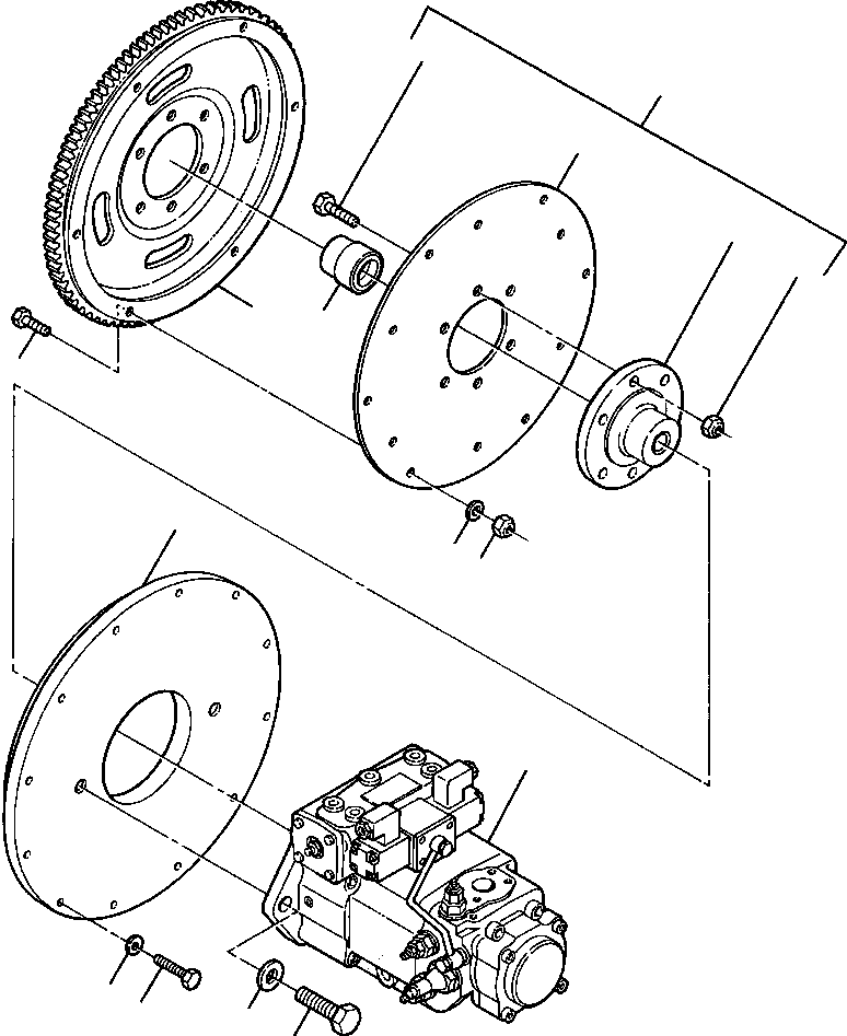 HUB, DRIVE 109 970 KOMATSU
