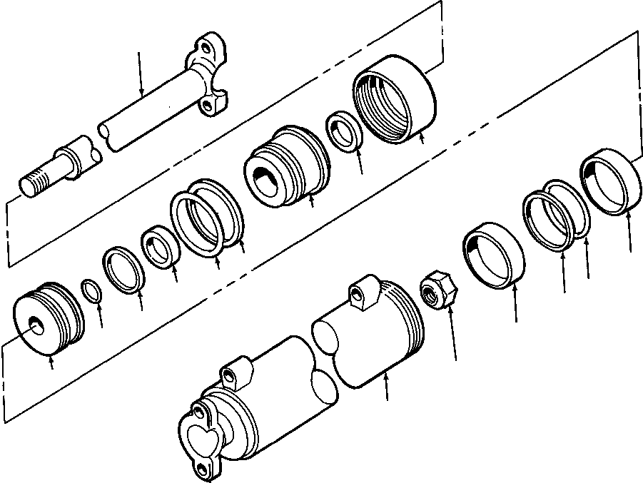 TUBE WELDMENT, CYLINDER 1233 822 H92 KOMATSU
