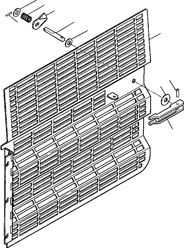 PIN, LATCH 1234 950 H1 KOMATSU