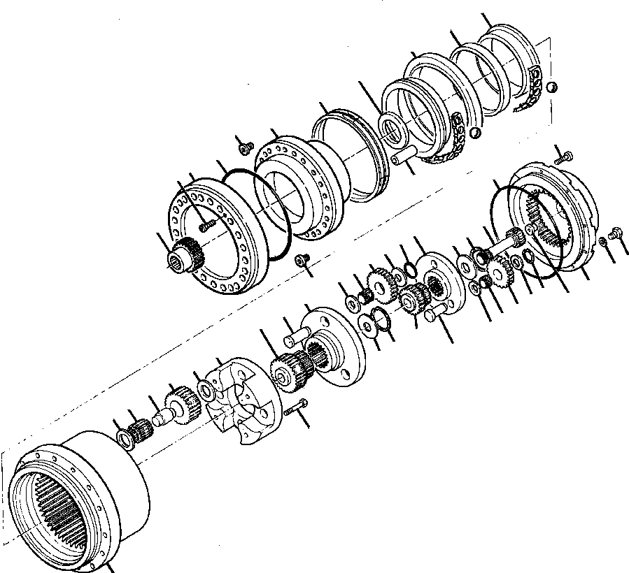 GEAR ASSEMBLY, SECOND REDUCTION 1268 830 H91 KOMATSU