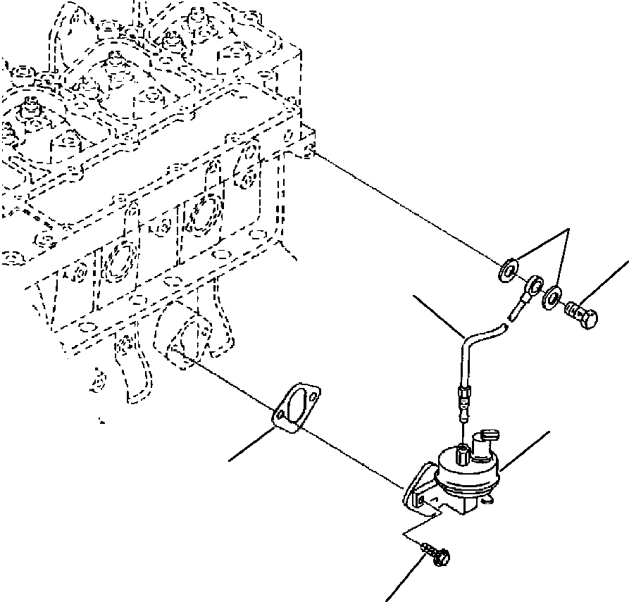 PUMP, FUEL TRANSFER 6736-71-6590 KOMATSU