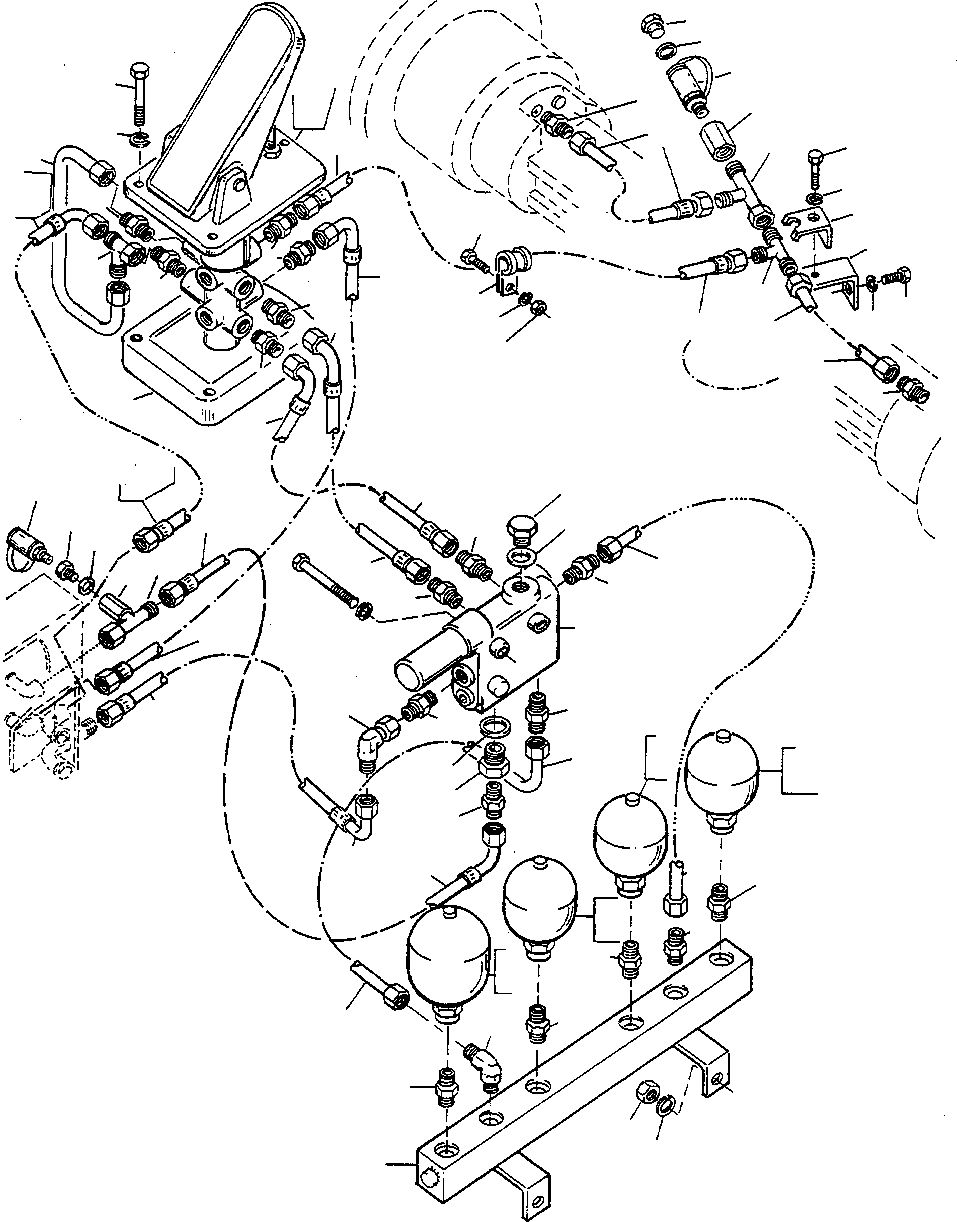 BRAKE LINE 4201367M91 KOMATSU