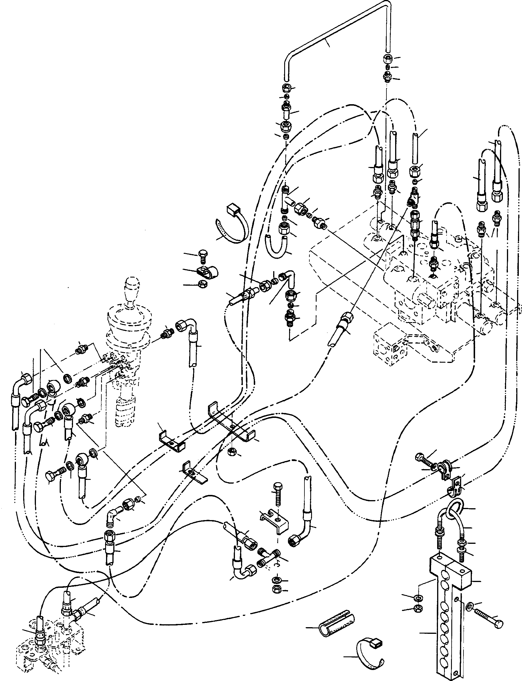 Соединительный штуцер 3069142M8 KOMATSU