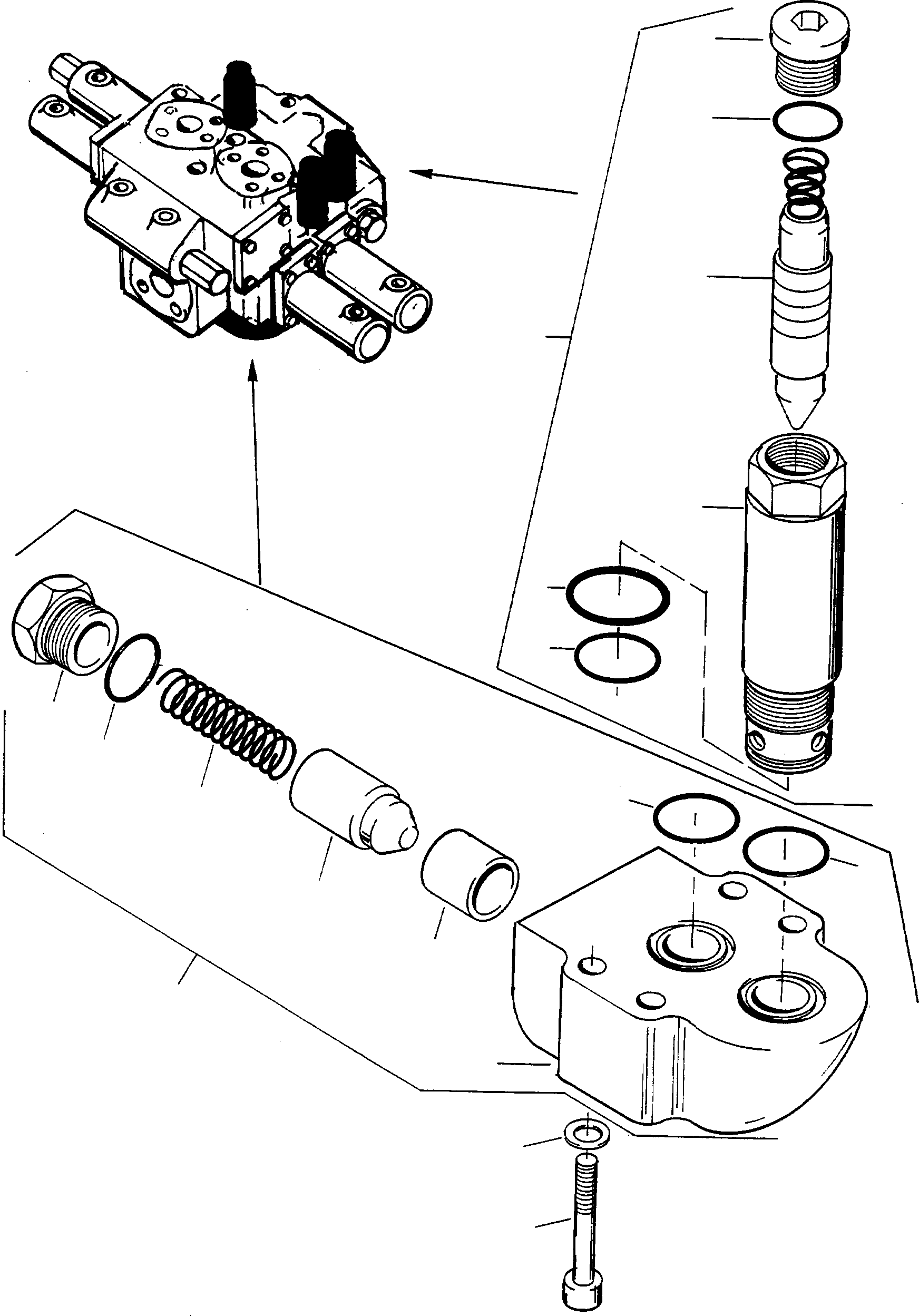 PRESSURE VALVE 1892540M91 KOMATSU
