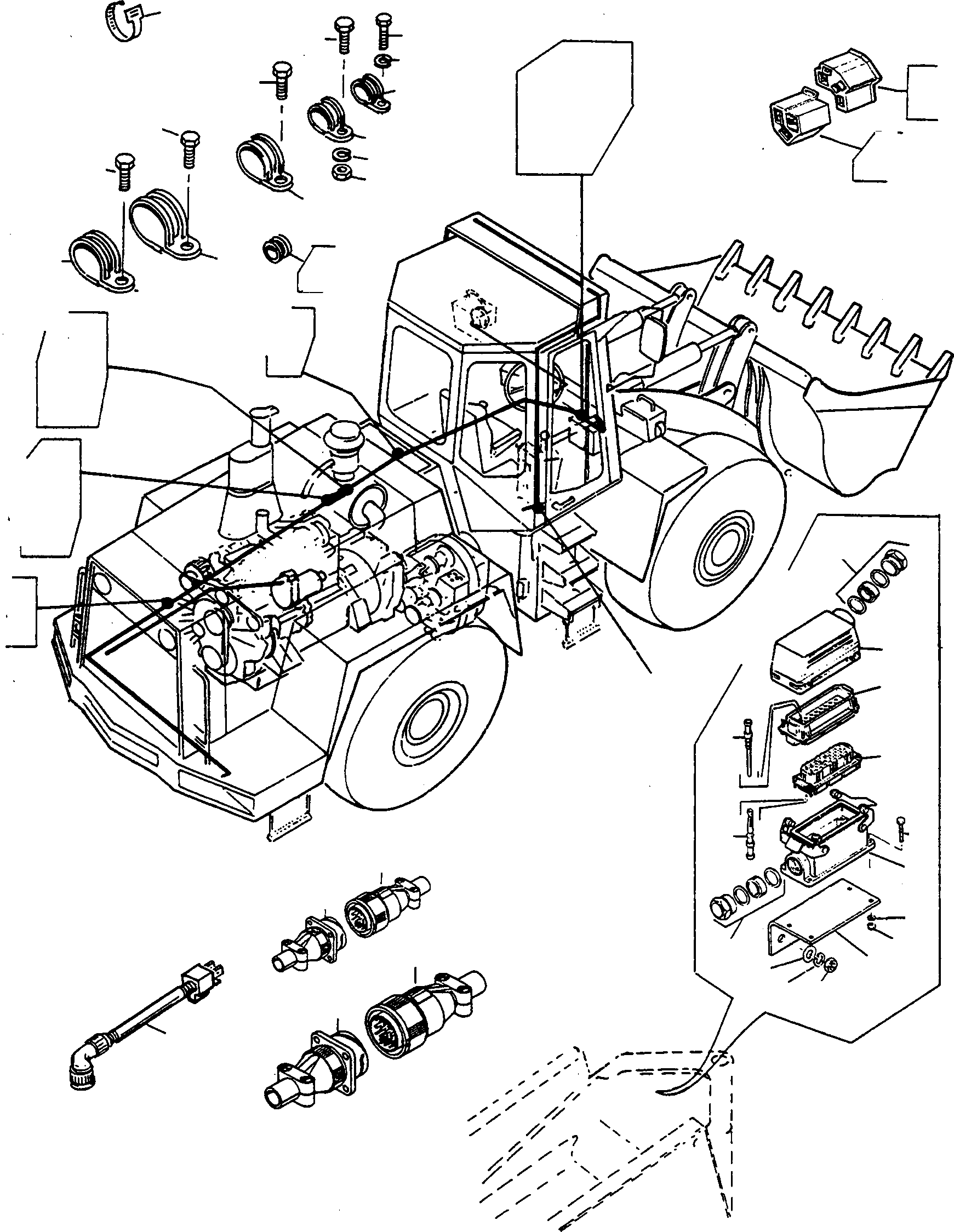 Разъём 2970928M91 KOMATSU