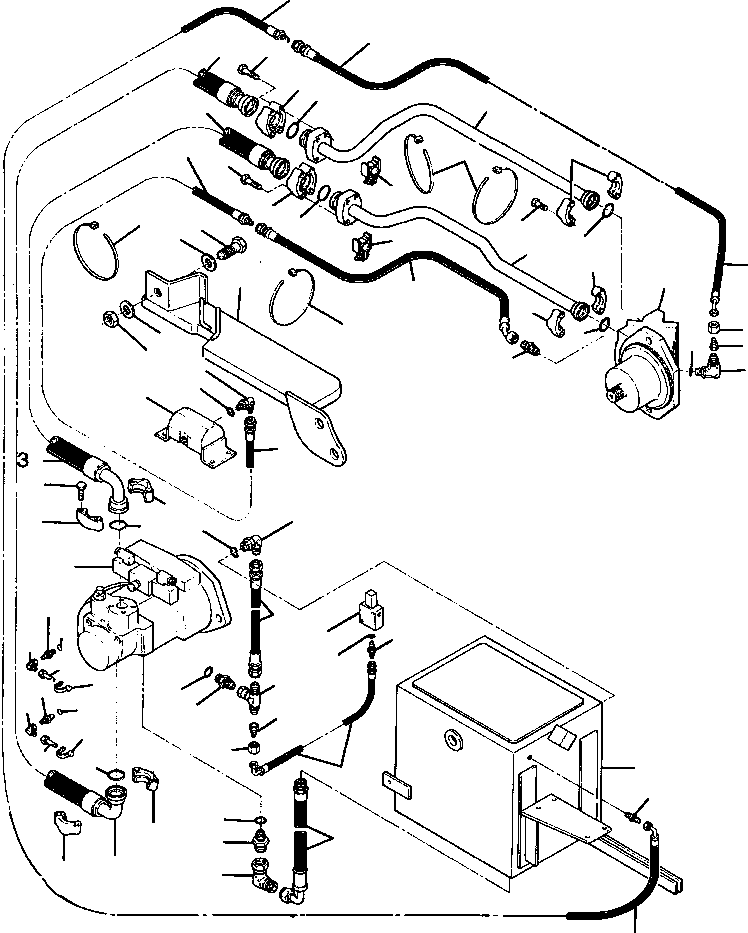 Трубка 1235 932 H2 KOMATSU