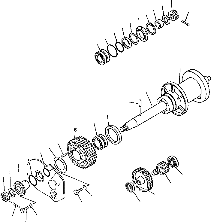 Роликоподшипник 06043-00412 KOMATSU