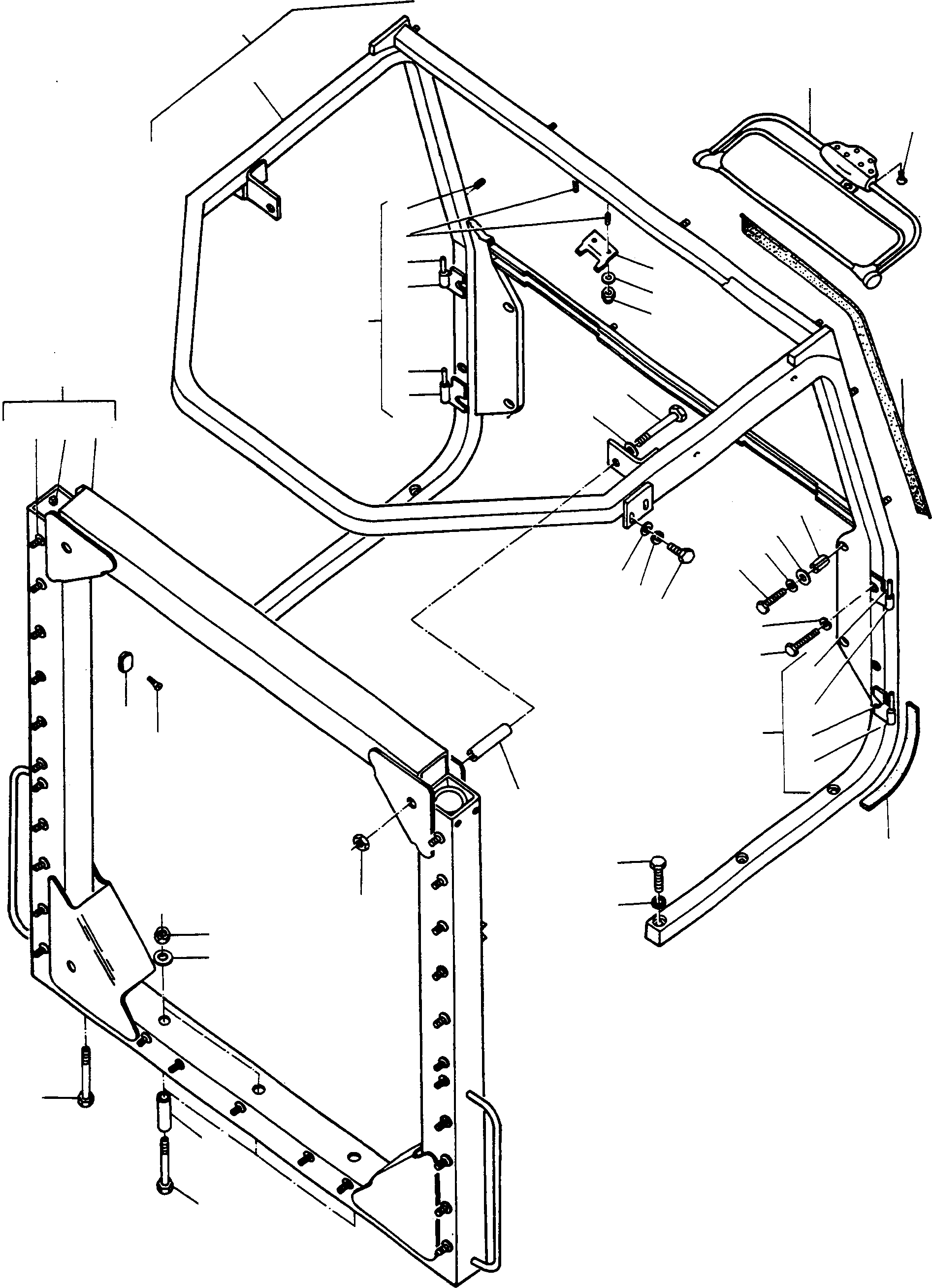 BASE FRAME 2963664M91 KOMATSU