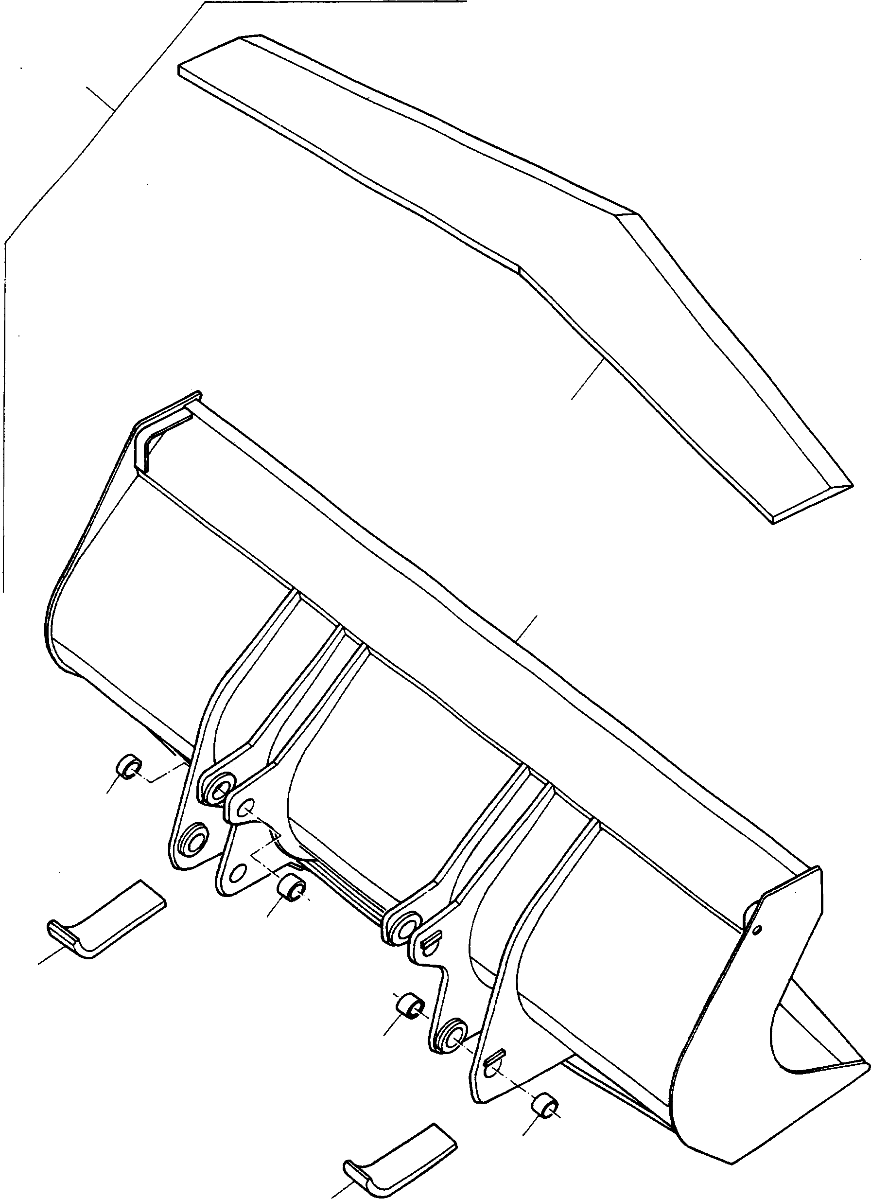 Режущая кромка 2949403M1 KOMATSU
