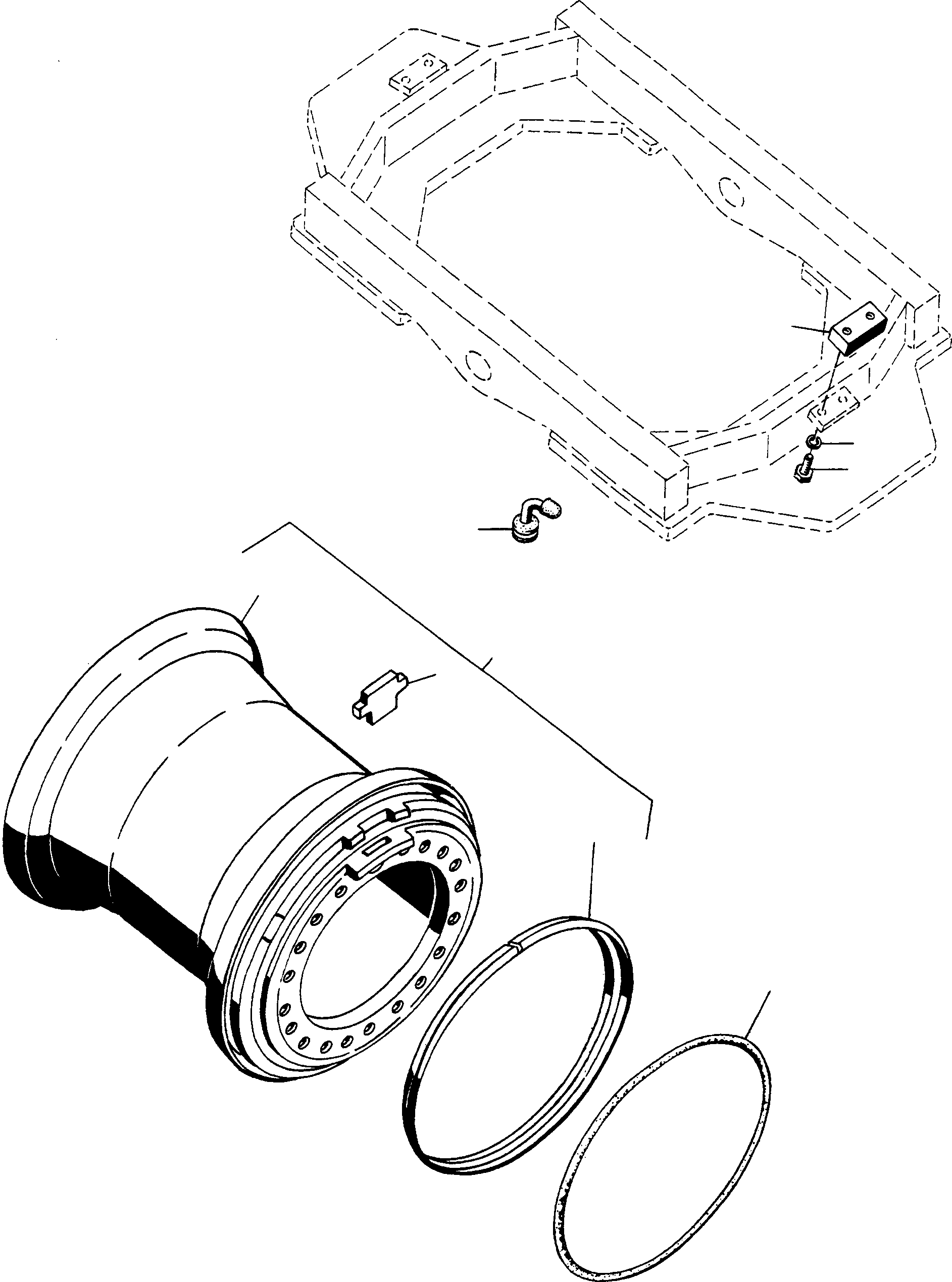 DISC WHEEL 2949097M92 KOMATSU