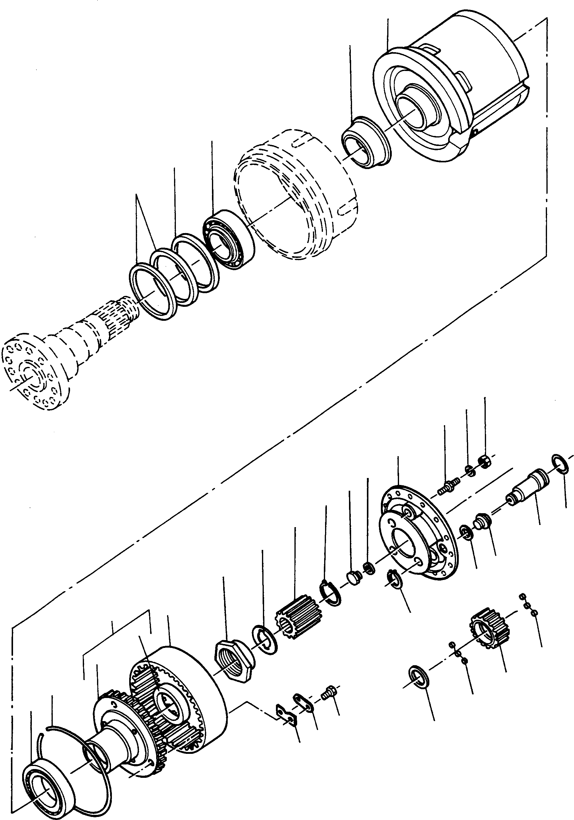 Солнечная шестерня 2948314M1 KOMATSU