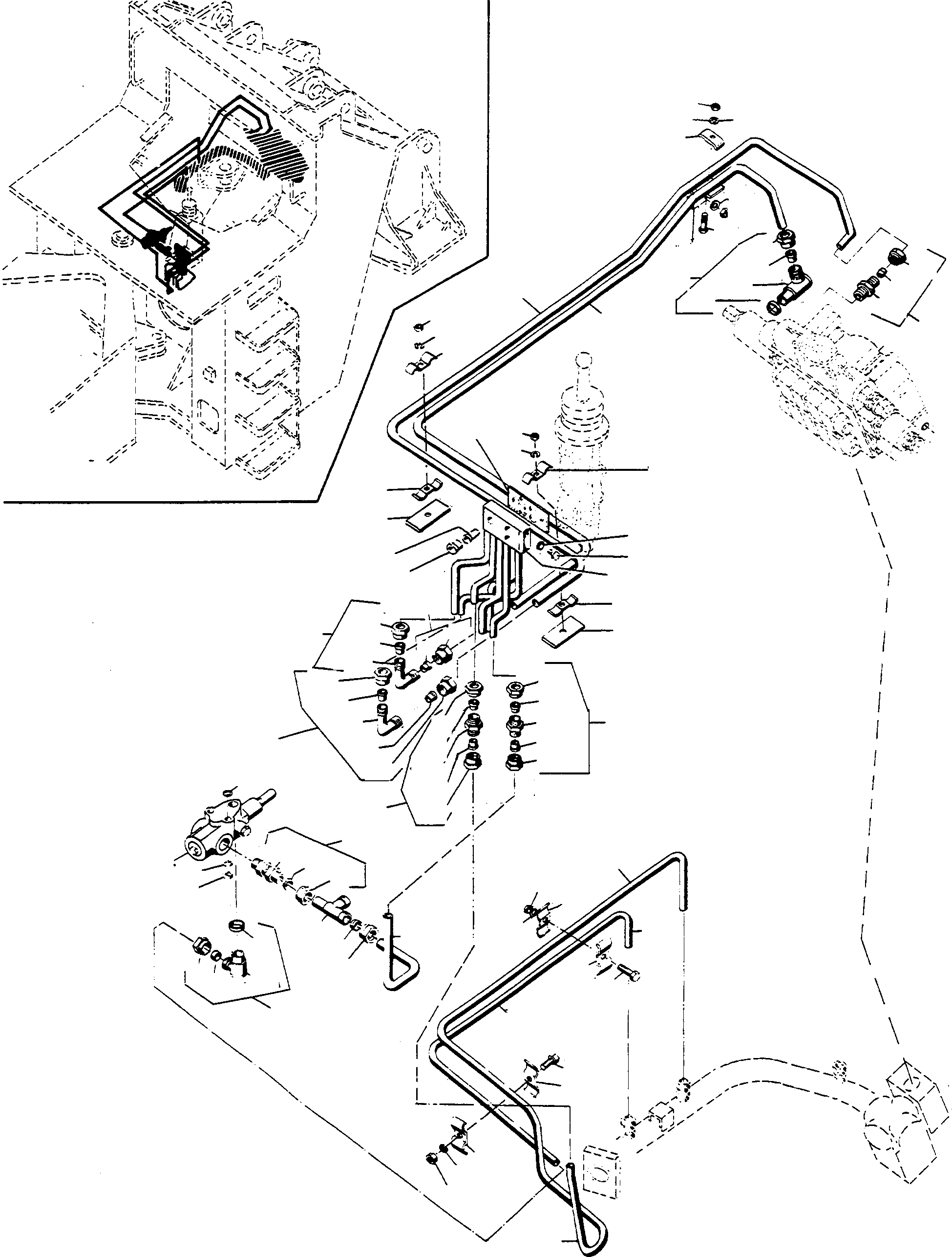 Трубка 3079705M1 KOMATSU