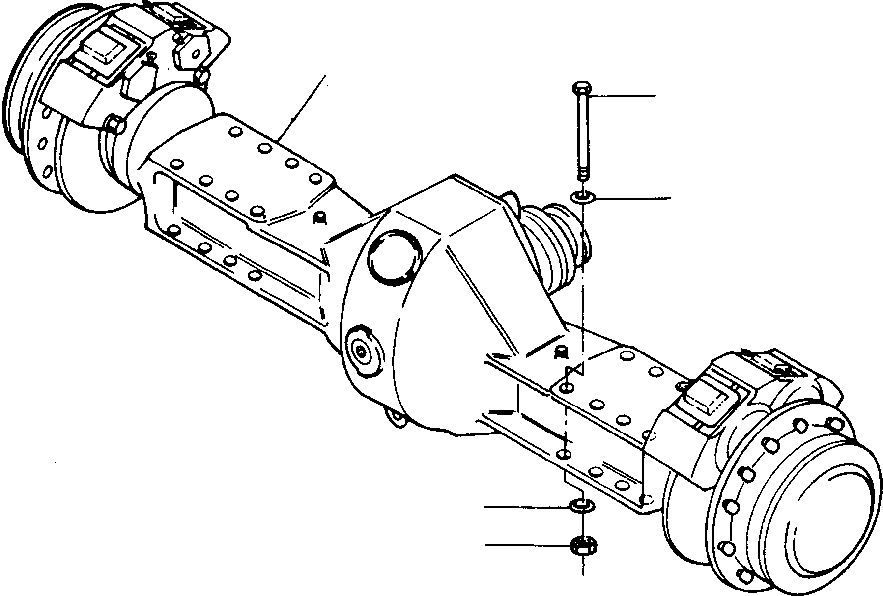 REAR AXLE 4005146M91 KOMATSU