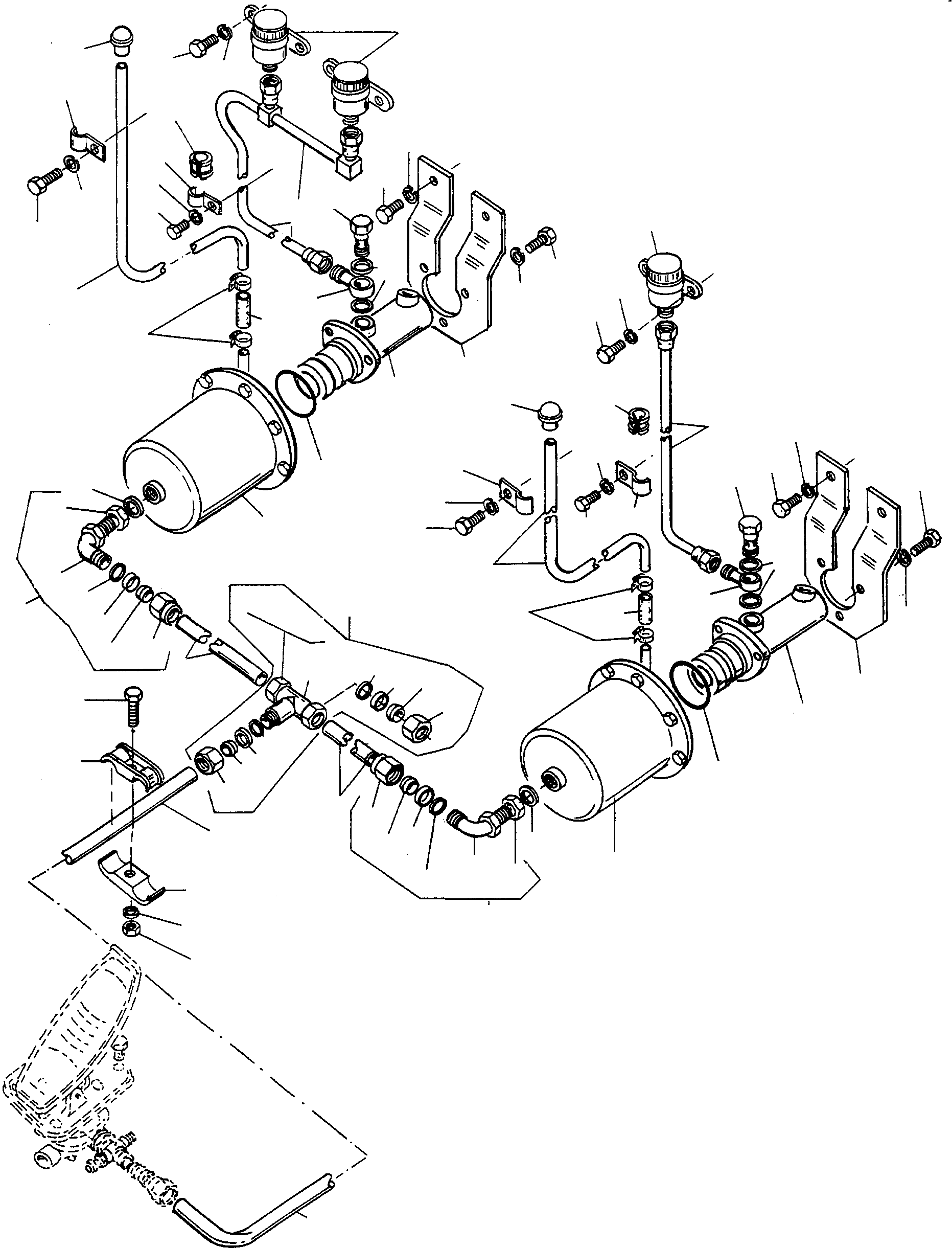 MAIN CYLINDER 2986343M91 KOMATSU