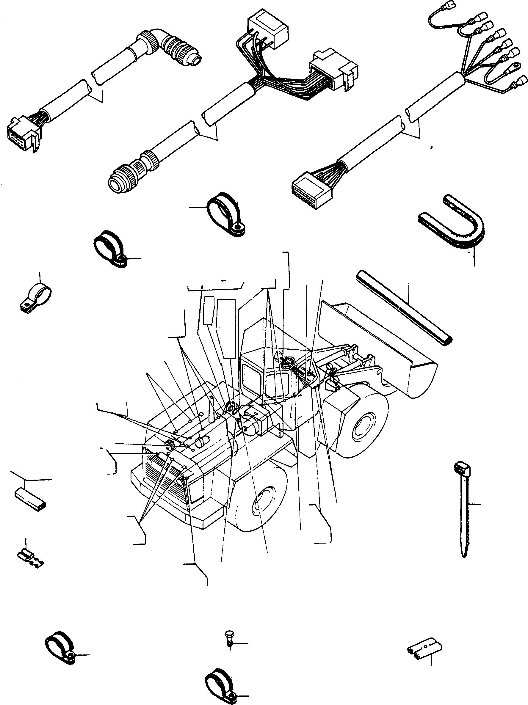 Жгут проводов 2969697M91 KOMATSU