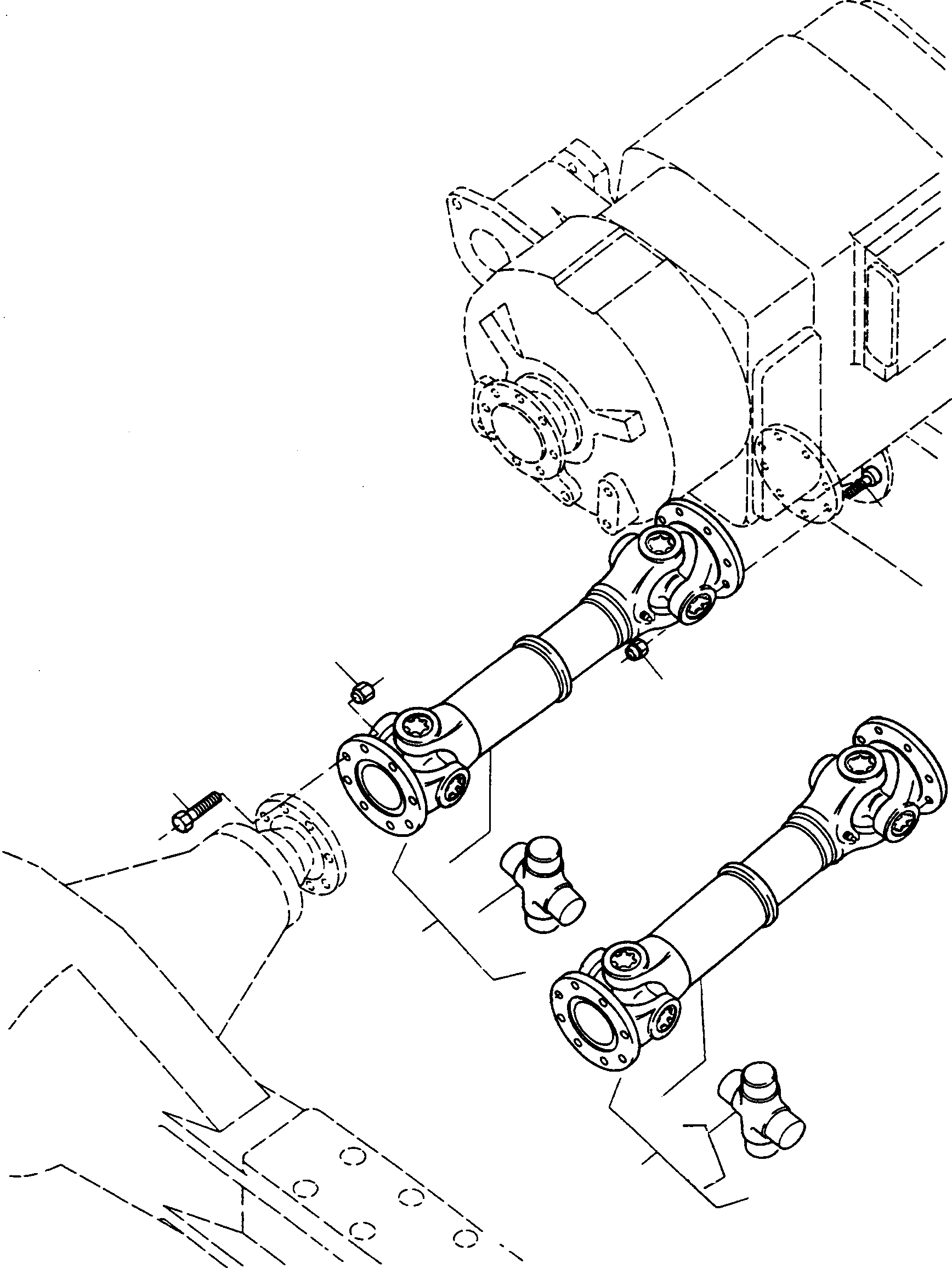 Карданный шарнир 2948934M91 KOMATSU