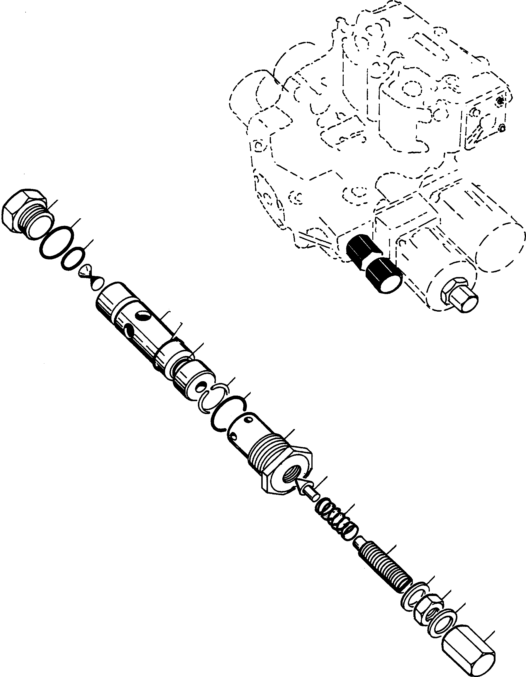 Поршень 1892791M91 KOMATSU