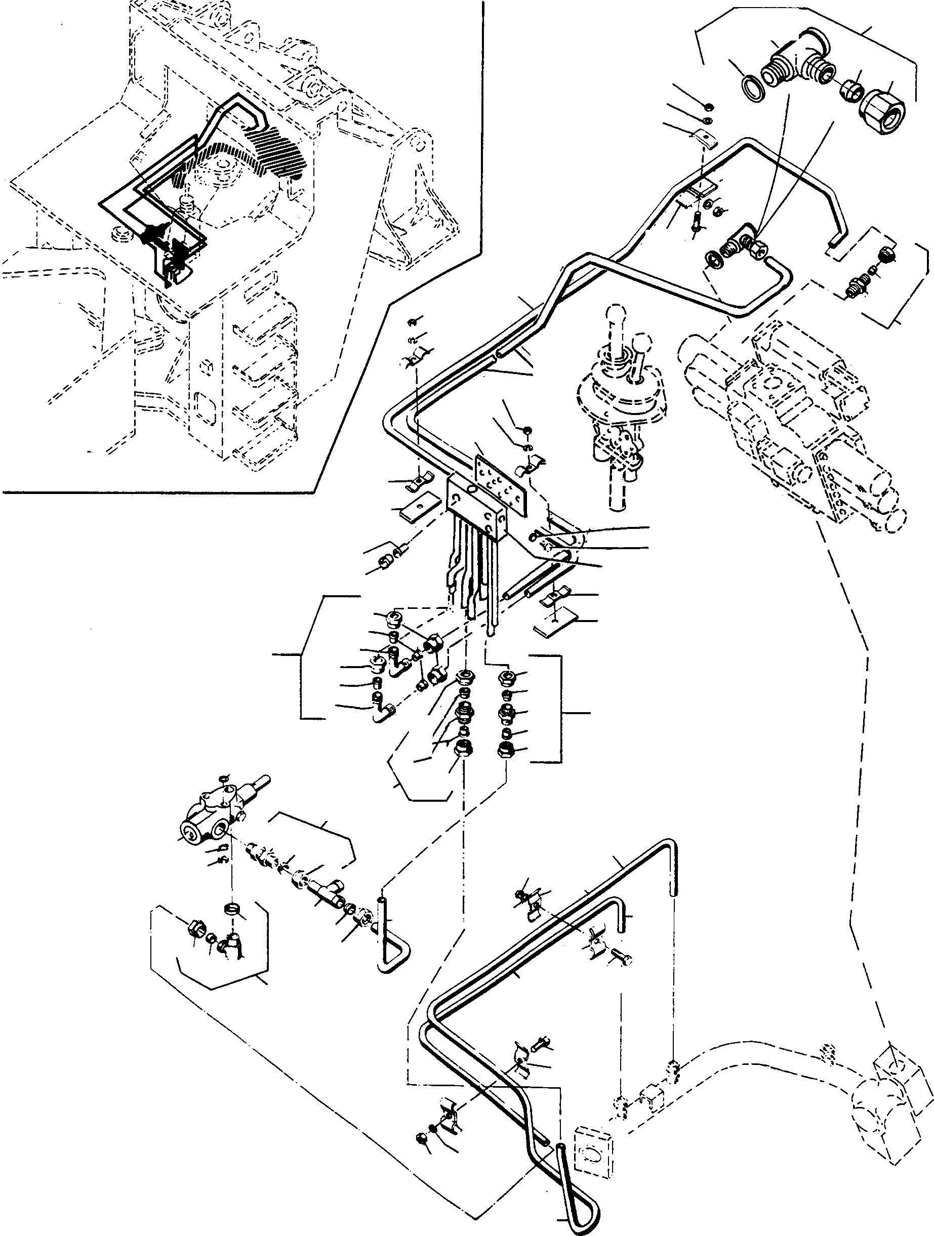 Трубка 3096435M1 KOMATSU
