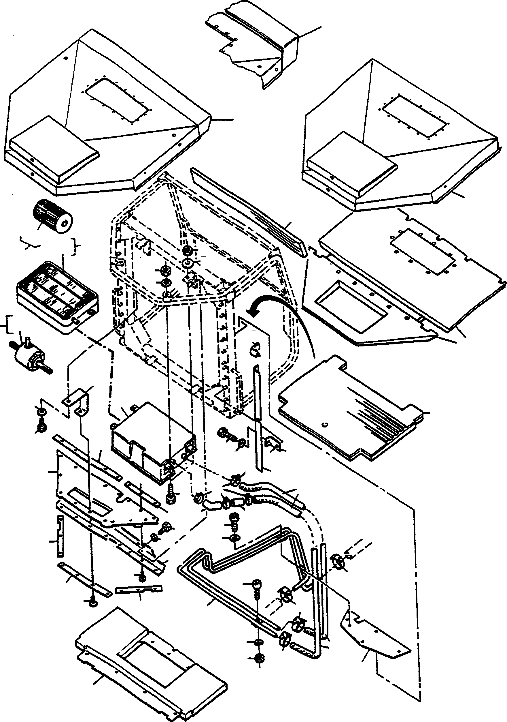 Труба 4002145M91 KOMATSU