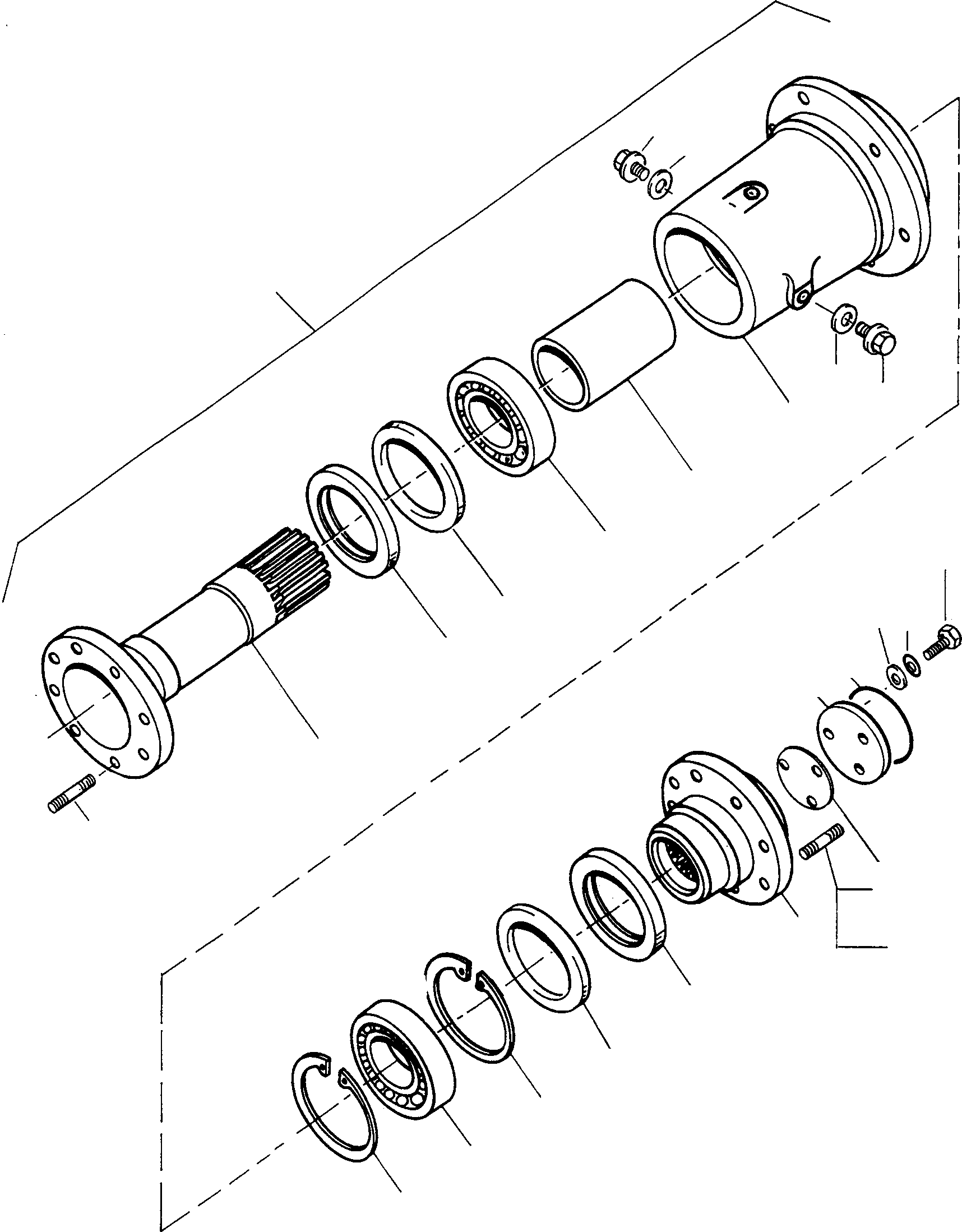 Корпус подшипника 2948920M2 KOMATSU