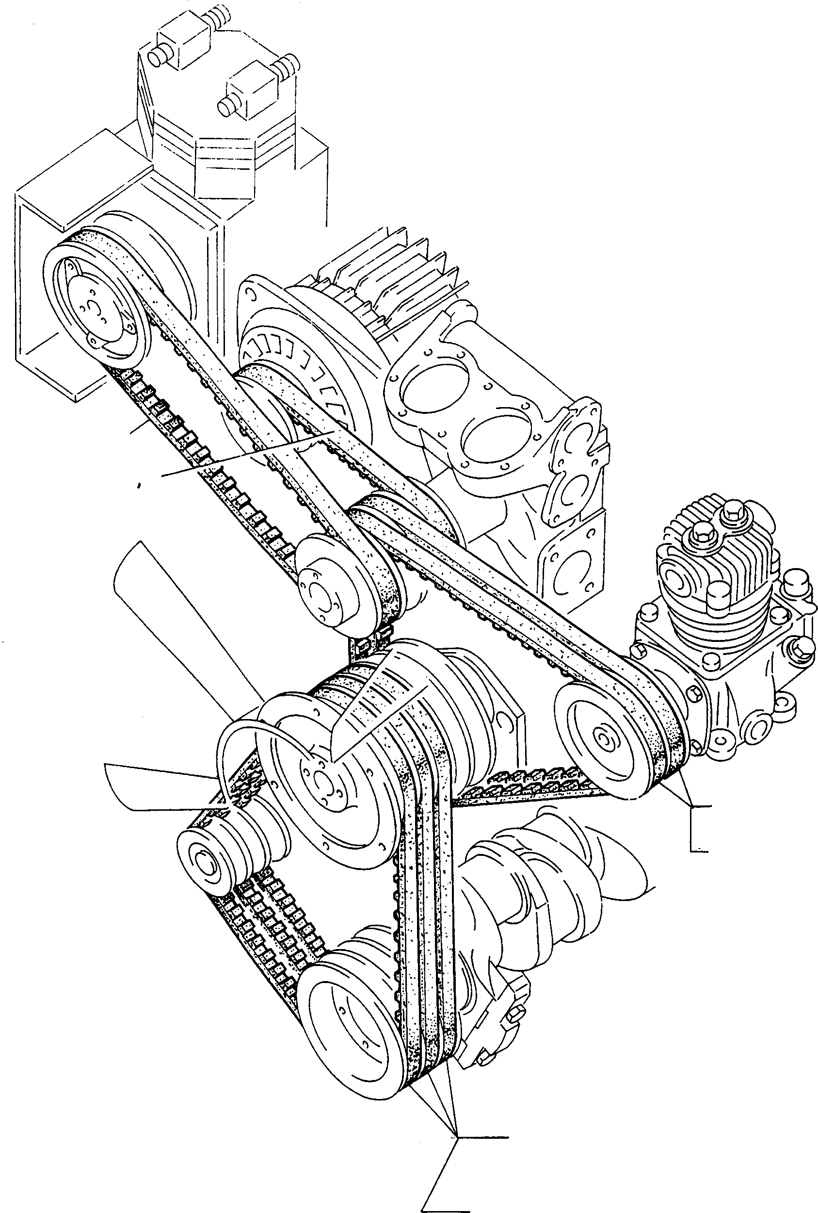 Клиновой ремень 4700049X91 KOMATSU