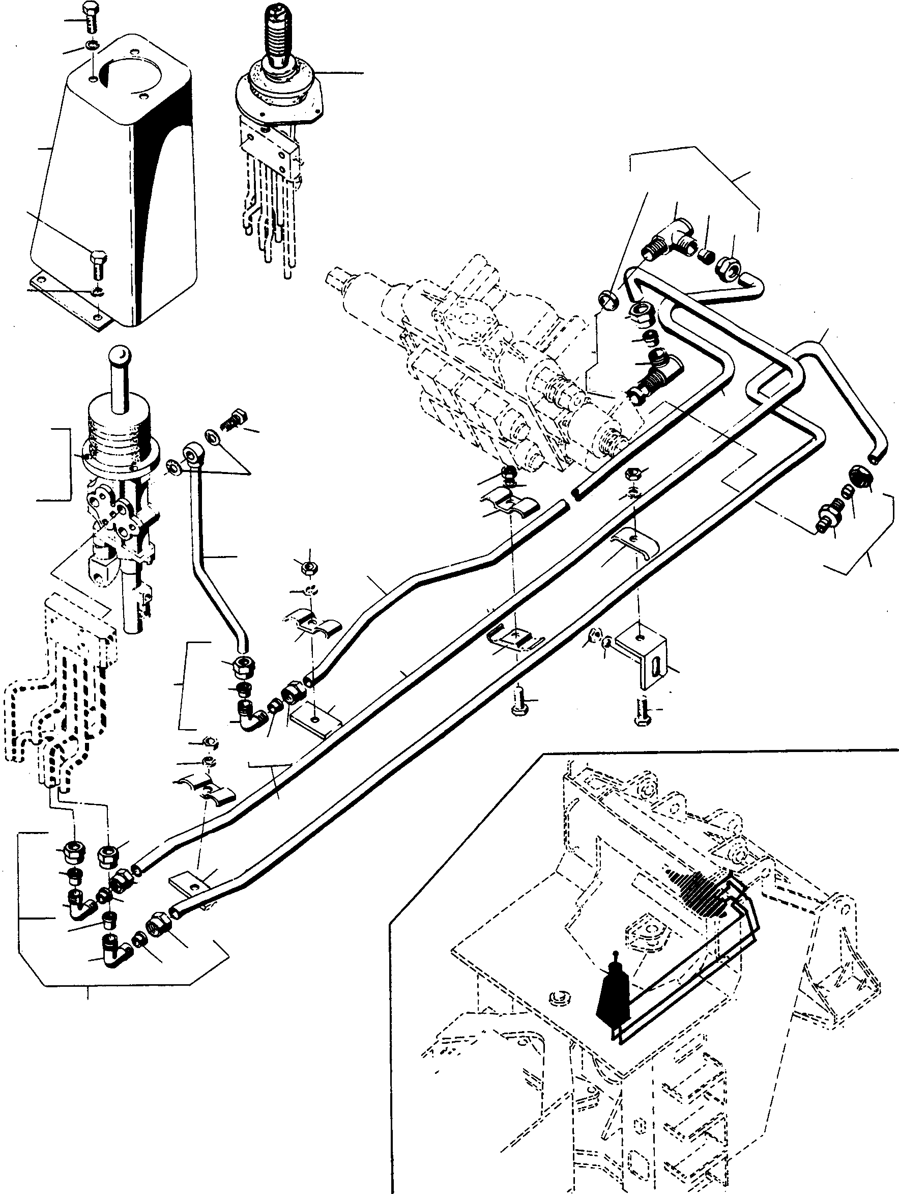 Труба 3079703M1 KOMATSU