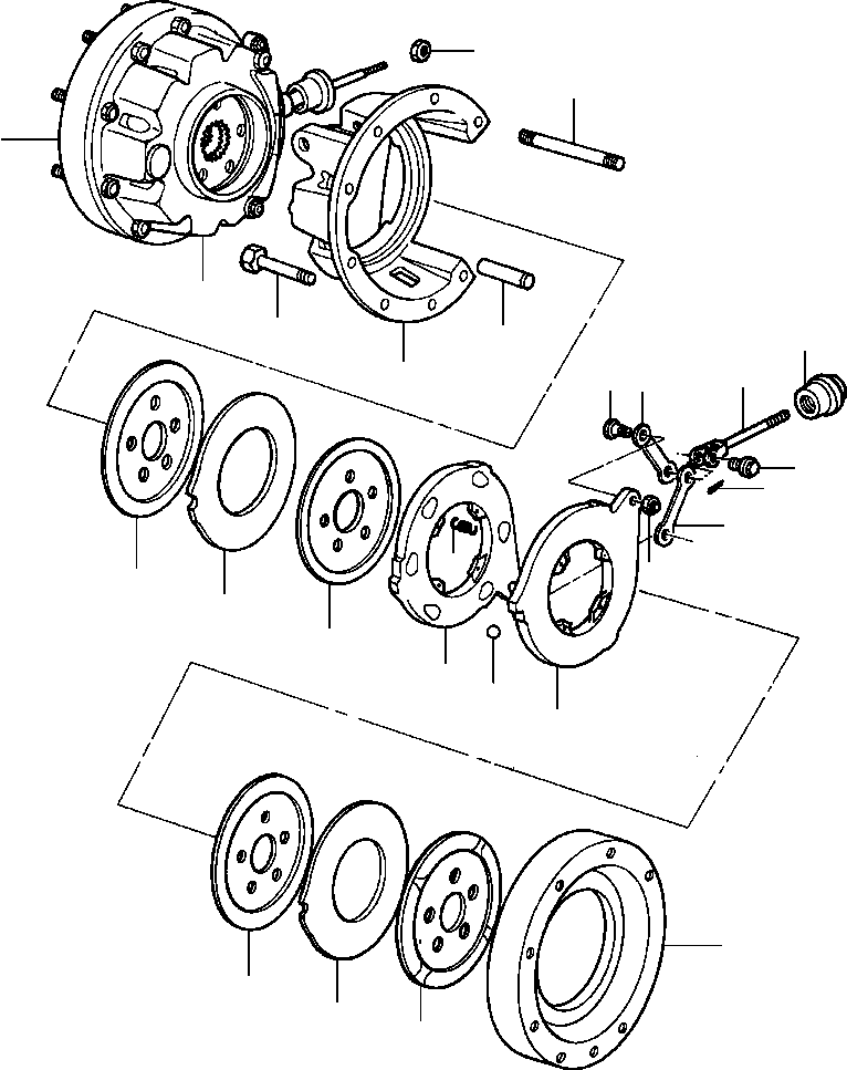 PIN, ACTUATING DISC PIVOT 1431 021 H1 KOMATSU
