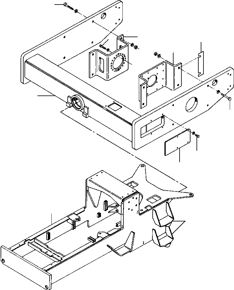 FRAME, MAIN (1262 552 H91) KOMATSU