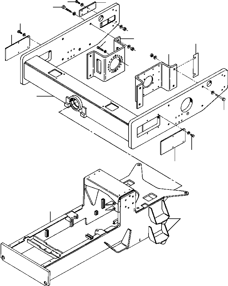 FRAME, MAIN (1286 800 H91) KOMATSU
