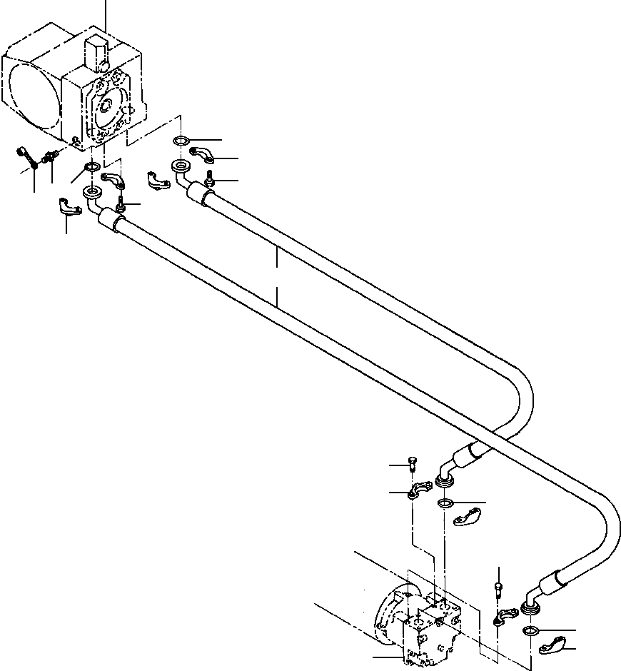 Шланг 1430 051 H91 KOMATSU