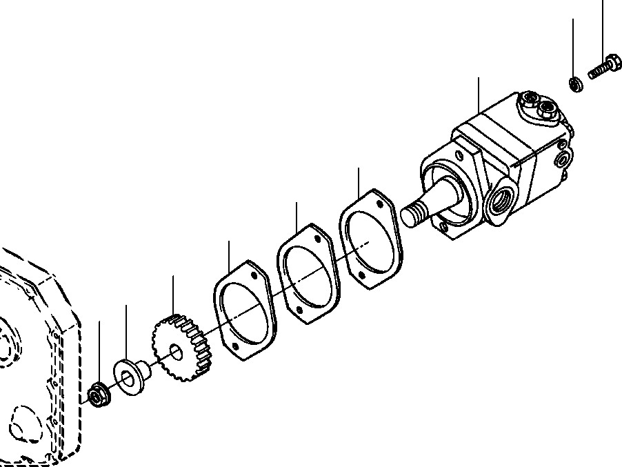 Шестигранная гайка - TIGHTEN TO 137-167 FT/LBS WET 1241 112 H1 KOMATSU