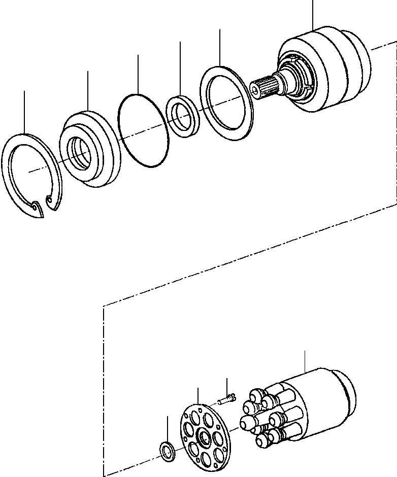 BEARING ASSEMBLY, SHAFT 1430 910 H1 KOMATSU