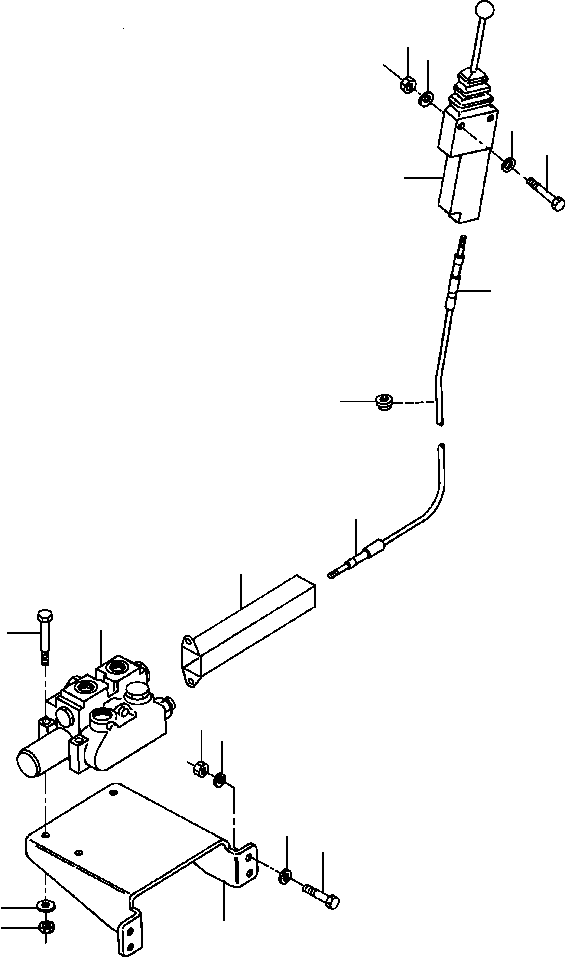 VALVE, BLADE LIFT CONTROL 1280 335 H91 KOMATSU