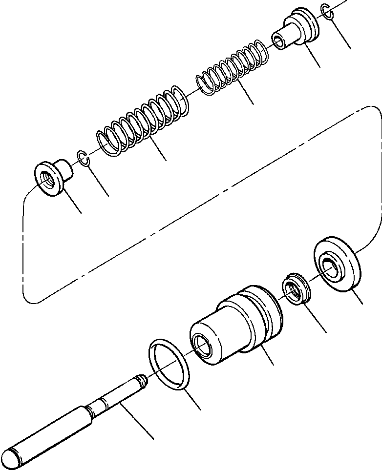 SEAL, PLUNGER 1271 048 H1 KOMATSU