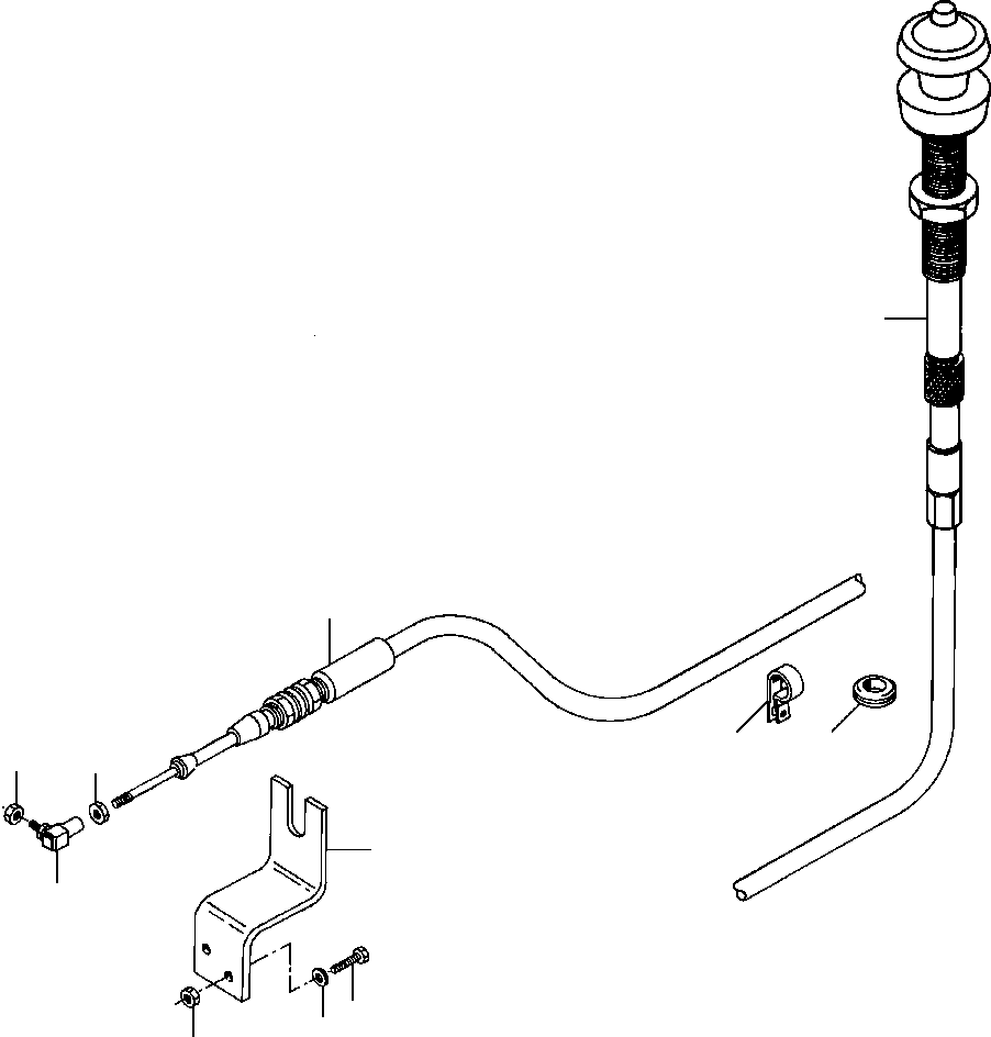 CABLE, THROTTLE 1286 844 H1 KOMATSU