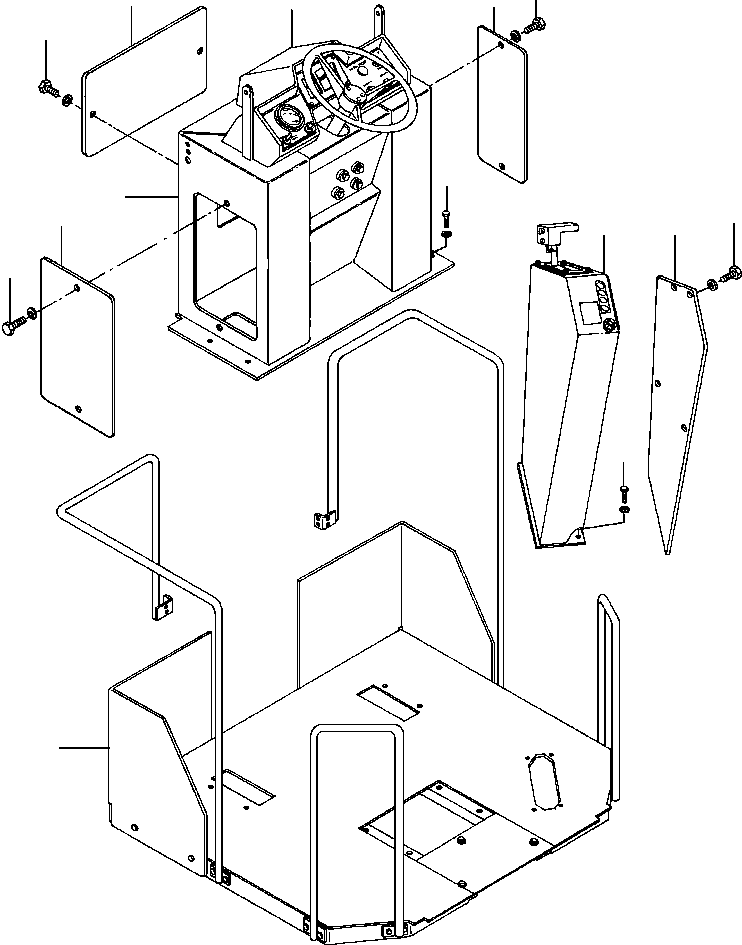 SCREW, PAN HEAD 159 336 KOMATSU