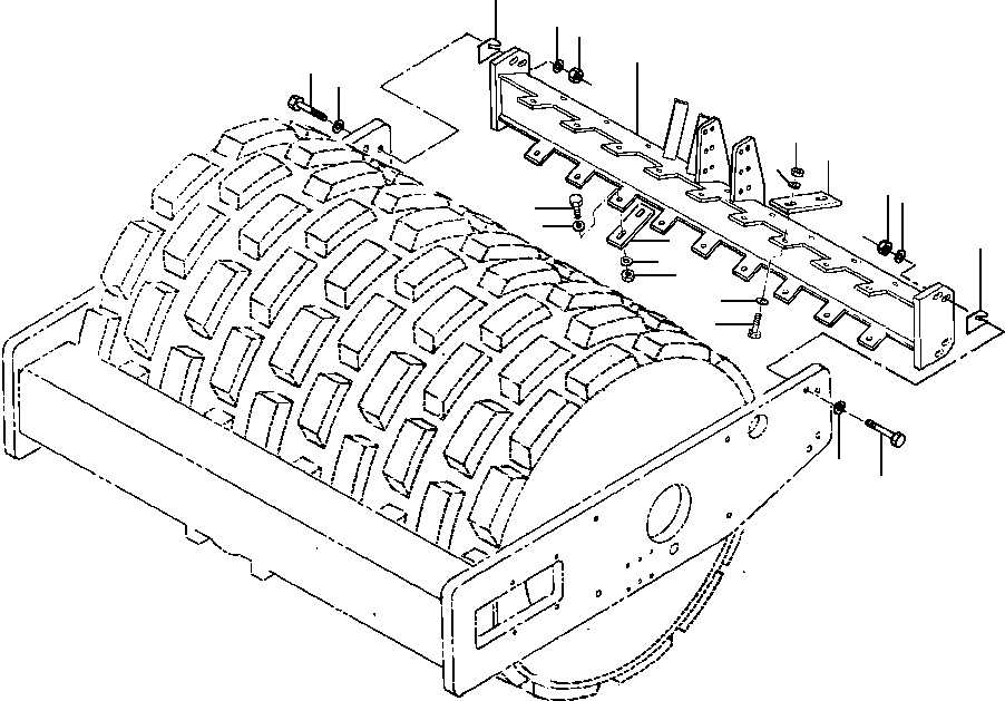 SCRAPER WELDMENT 1286 686 H91 KOMATSU