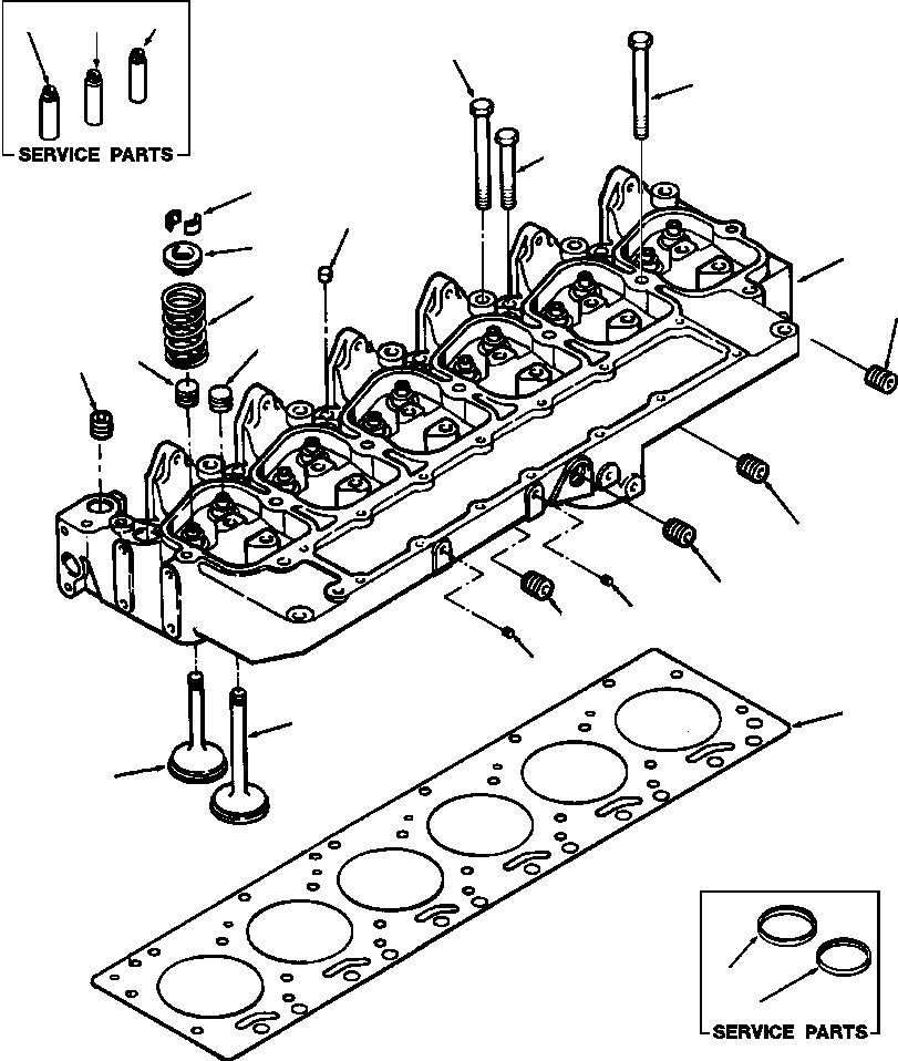 HEAD ASSEMBLY, CYLINDER 1240 369 H91 KOMATSU