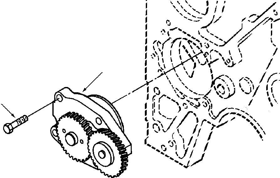 PUMP, LUBE OIL 1295 131 H1 KOMATSU