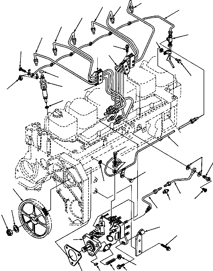 Форсунка в сборе 1295 507 H91 KOMATSU