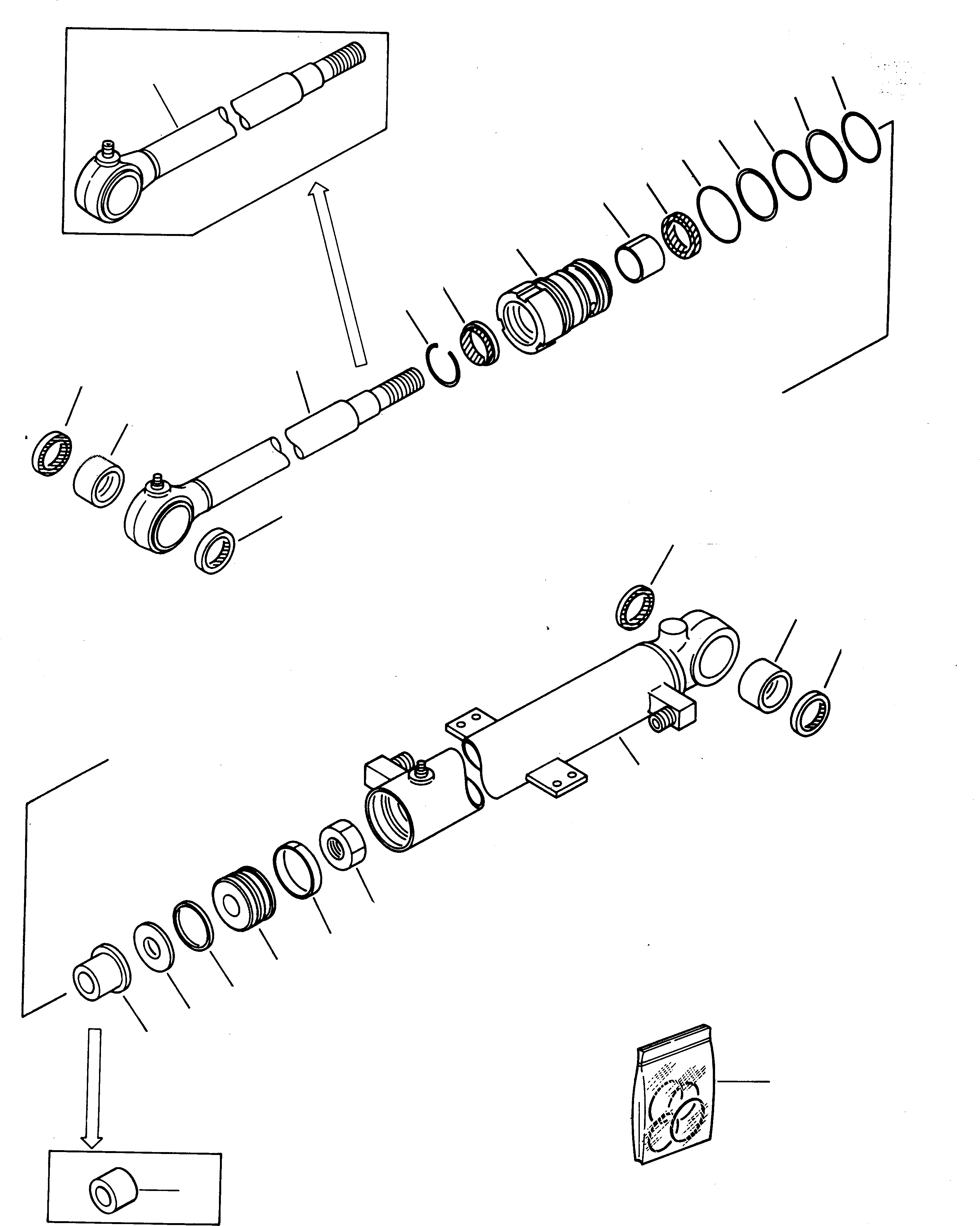 Шток поршня 200080359 KOMATSU