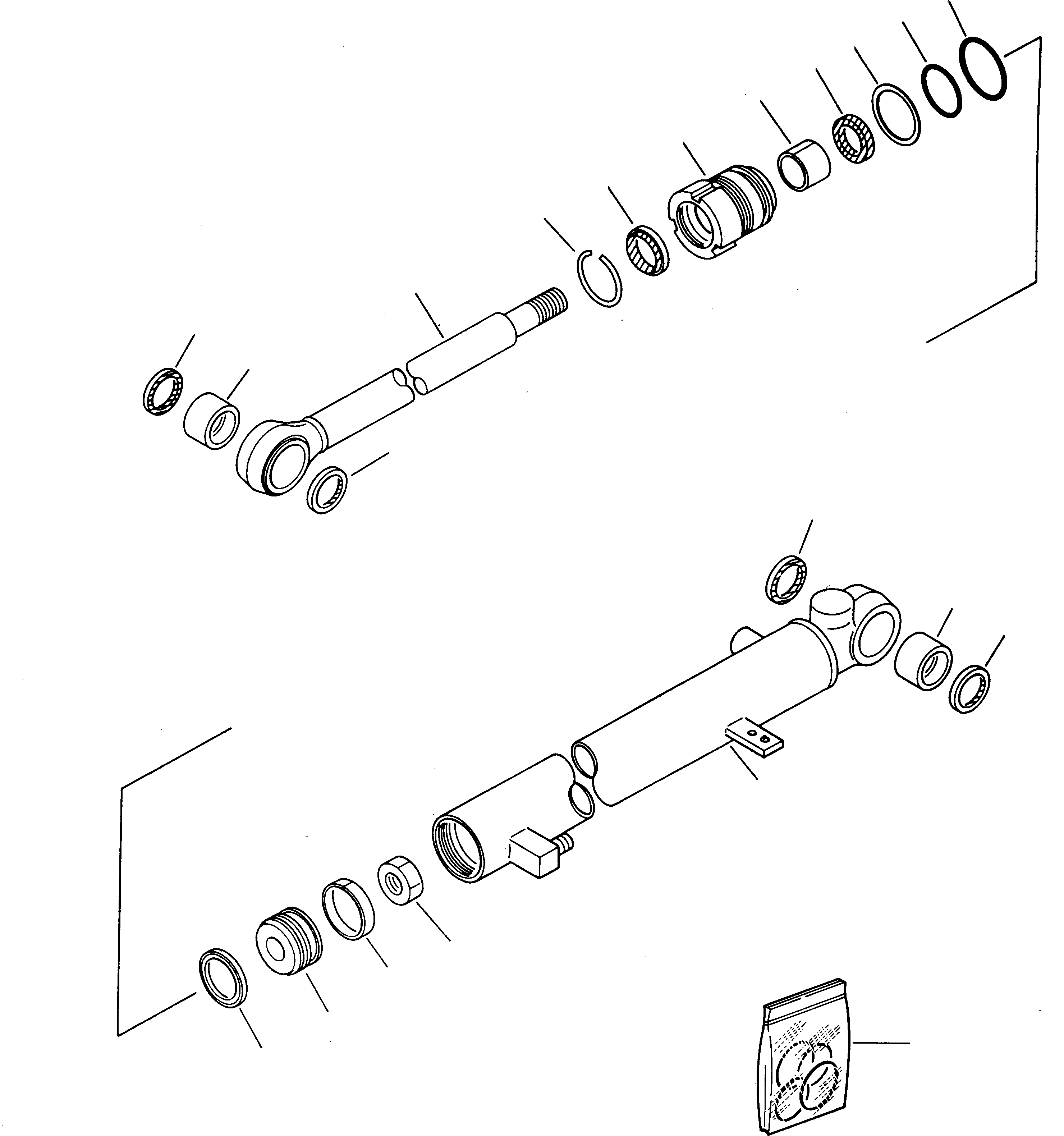 Цилиндр 200071033 KOMATSU