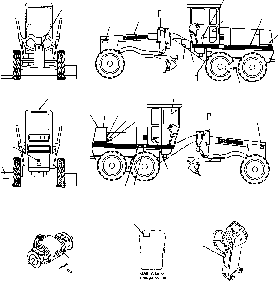 DECALS 1285 779 H91 KOMATSU